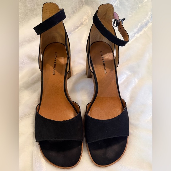 Lucky Brand Black and Brown Women's Sandals - Picture 4 of 13